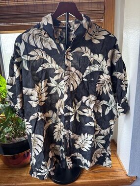 VTG 90’s Campia Moda Tropical Hawaiian Shirt 100% Rayon XL vacation dad core